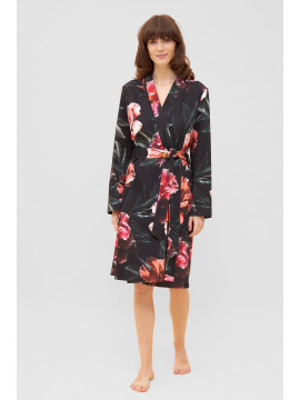 Rosch Black Print Robe